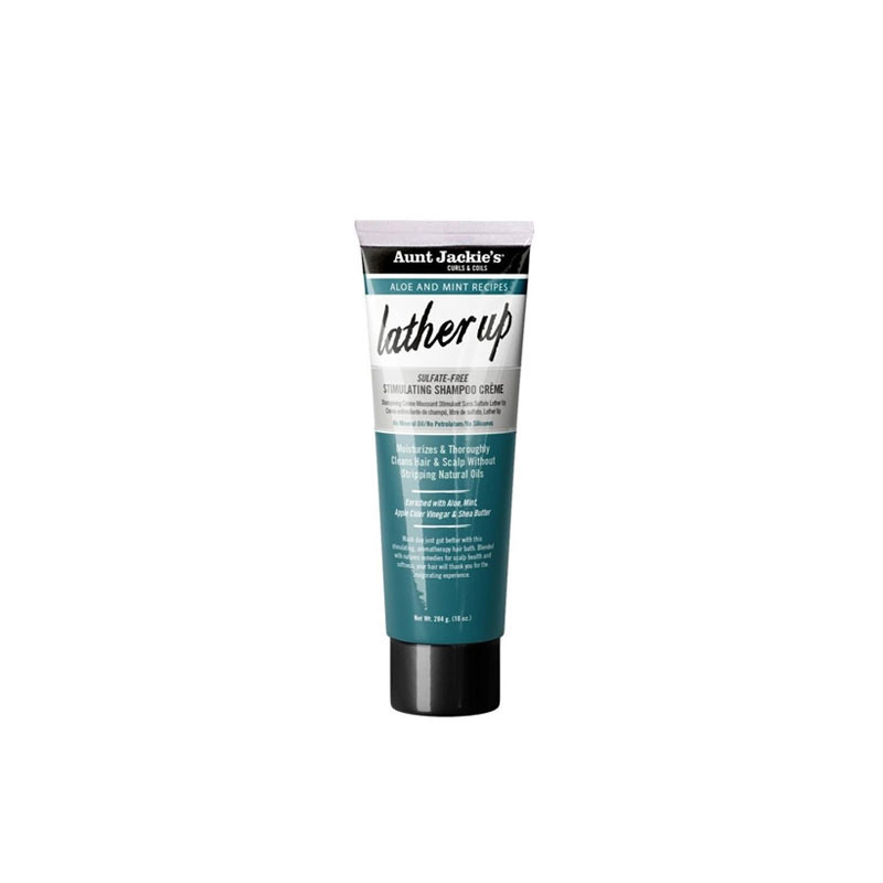 Aunt Jackie's Aloe & Mint Lather Up Stimulating Shampoo Creme 284g