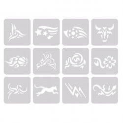 Bifull Haar-Tattoo-Kit 12 Modelle
