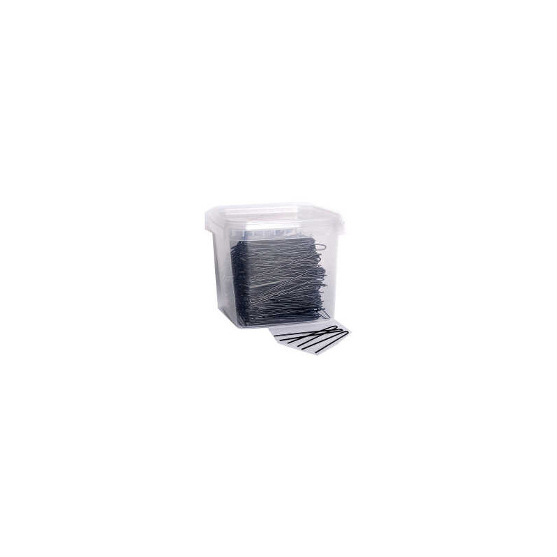Bifull Haarklammern Dutt Schwarz 55 mm 1000 g.