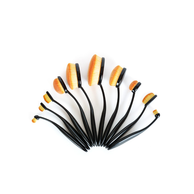 Bifull Pack Ovalpinsel Brov 10Stk