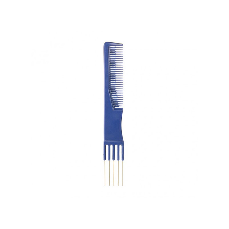Bifull Kamm Blau Spezial Ausdünner 5 Zinken Metall N.115