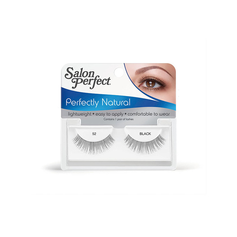 Bifull Vollständige Wimpern 52 Schwarz (Perfekt Natürlich)