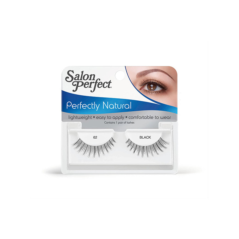 Bifull Vollständige Wimpern 62 Schwarz (Perfekt Natürlich)