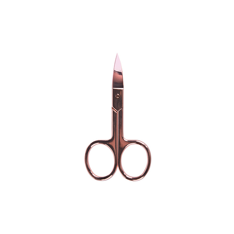 Bifull Pink Bronze Maniküre Schere Gebogen 9,3cm