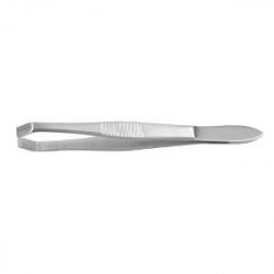 Bifull Pinzette mit gebogener Spitze 9 cm