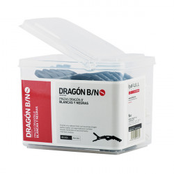 Bifull Pinzetten Drache Boot 25 Stück (10 Stück Weiß, 15 Stück Schwarz)