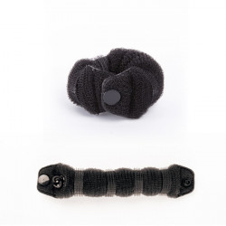 Bifull Füllung Haarknoten Klein Schwarz