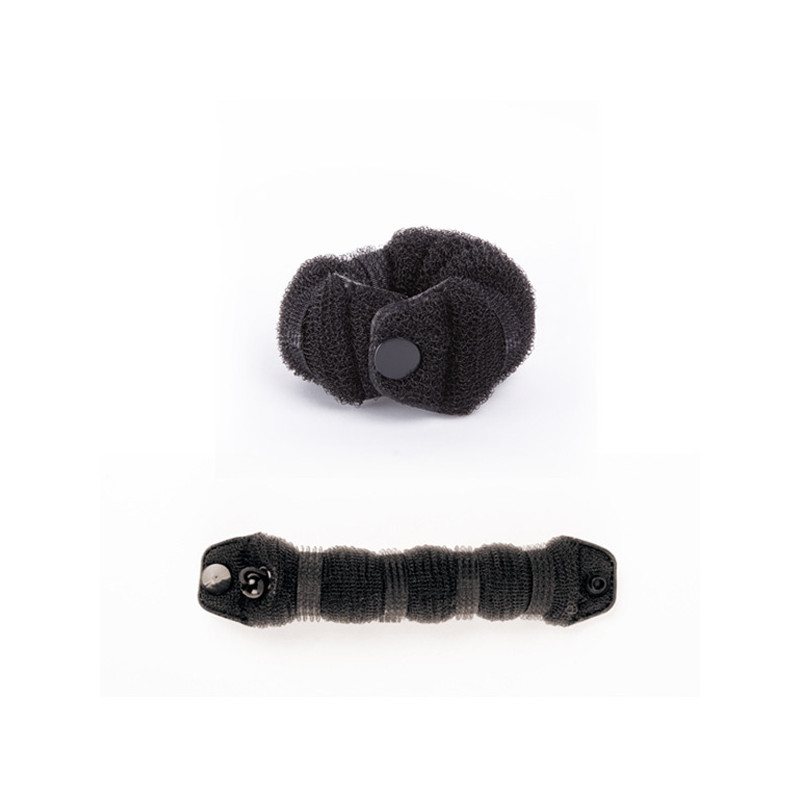 Bifull Füllung Haarknoten Klein Schwarz