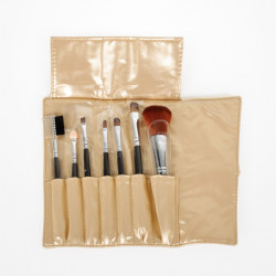 Bifull Set Make-up Etui 7 Pinsel Tika Gold