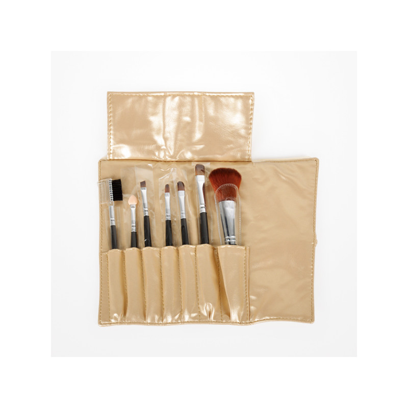 Bifull Set Make-up Etui 7 Pinsel Tika Gold
