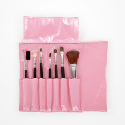 Bifull Set Make-up Tasche 7 Pinsel Tika Pink