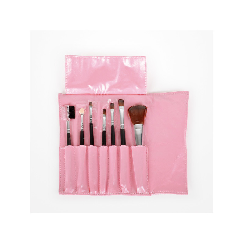 Bifull Set Make-up Tasche 7 Pinsel Tika Pink