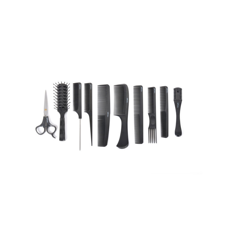 Bifull Set Schere und 9 Kämme