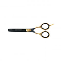 Bifull Friseurschere 5,5 Schwarz & Gold