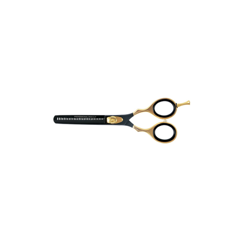 Bifull Friseurschere 5,5 Schwarz & Gold
