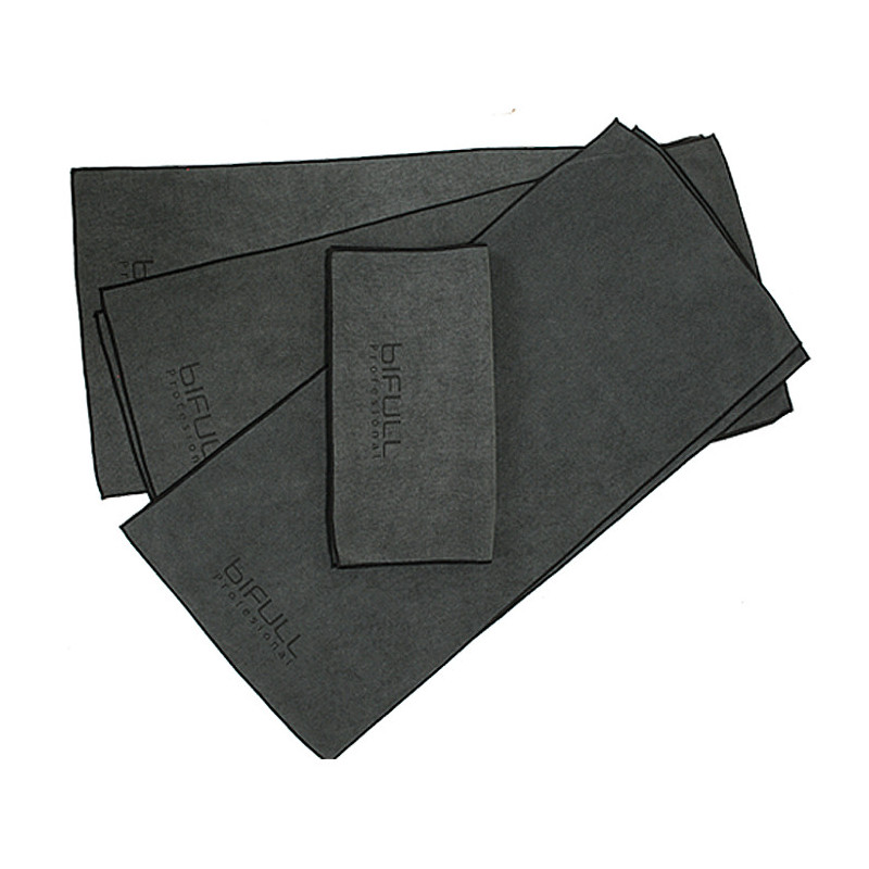 Bifull Schwarze Handtuch 75 X 35 Cm 6 Stk.