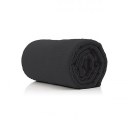 Bifull Schwarze Handtuch Aus Recycling-Baumwolle 90x50