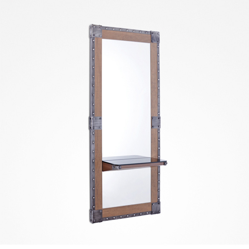Bifull Quadratischer Schminktisch Holz und Metall Varys + Leja