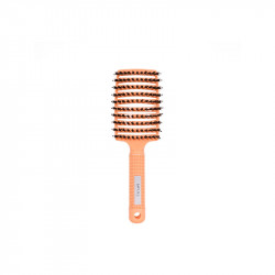 Bifull Wildschwein- und Nylon-Skelett-Haarbürste Total Brush Orange