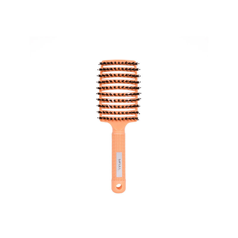 Bifull Wildschwein- und Nylon-Skelett-Haarbürste Total Brush Orange Bifull Wildschwein- und Nylon-Skelett-Haarbürste Total Brush Orange