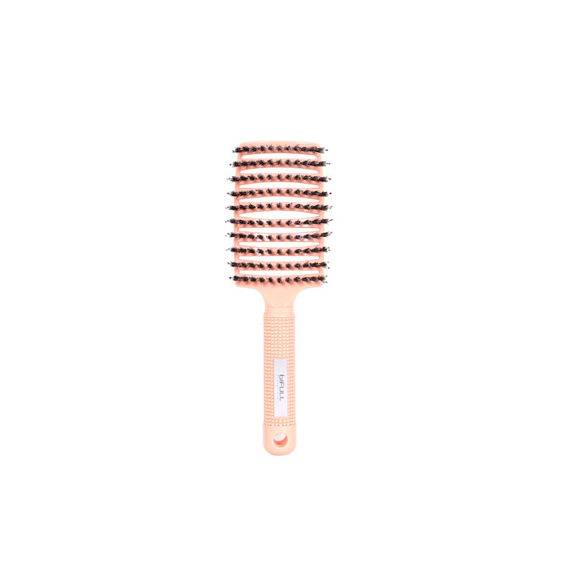 Bifull Haarbürste mit Wildschweinborsten und Nylon Total Brush Rosa Bifull Haarbürste mit Wildschweinborsten und Nylon Total Brush Rosa