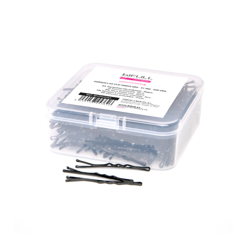 Bifull Wellenclip 51mm Schwarz Box 400 Stk