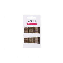 Bifull Wellenclip 59mm Bronze Karton 24 Stück