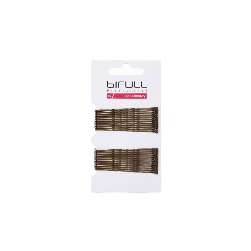 Bifull Wellenclip 59mm Bronze Karton 24 Stück
