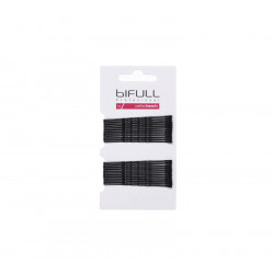 Bifull Clip gewellt 59mm Schwarz Karton 24 Stück