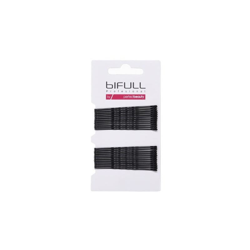 Bifull Clip gewellt 59mm Schwarz Karton 24 Stück