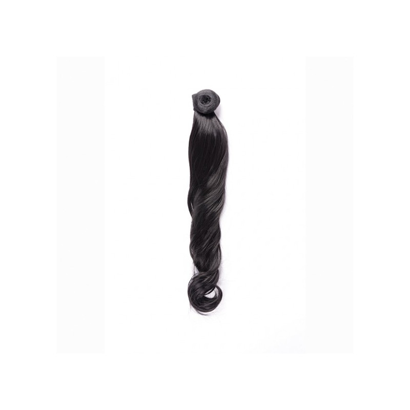 Bifull Lockige Haarsträhne 50cm Mod 1b Schwarzblau