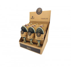 Bifull Aussteller Haarbürsten Biologisch abbaubar Pastell Biofreundliche Farben (PACK 12 Stk)