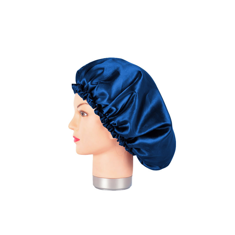 Bifull Satinmütze Blau Anti Frizz