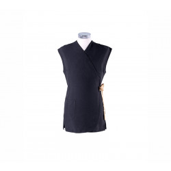 Bifull Antibakterieller Kimono Schwarz und Gold M/L