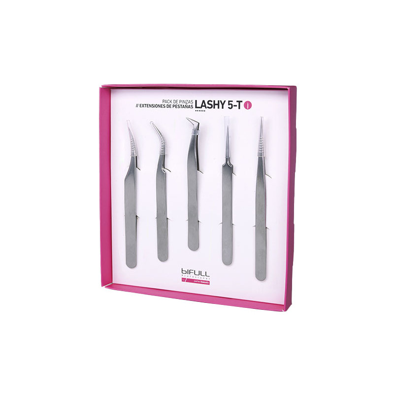 Bifull Lashy 5t Pack von Wimpernverlängerungszangen (5 Stück)