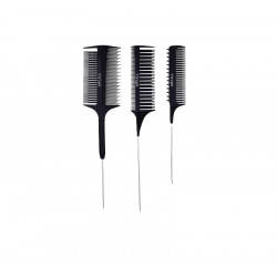 Bifull Pack 3 Spezielle Kämme Schwarz Balayage Trio Kamm