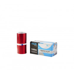Bifull Aluminiumfolie In Rotem Roll (PACK 100m) 12cm*100m*15 Mikron