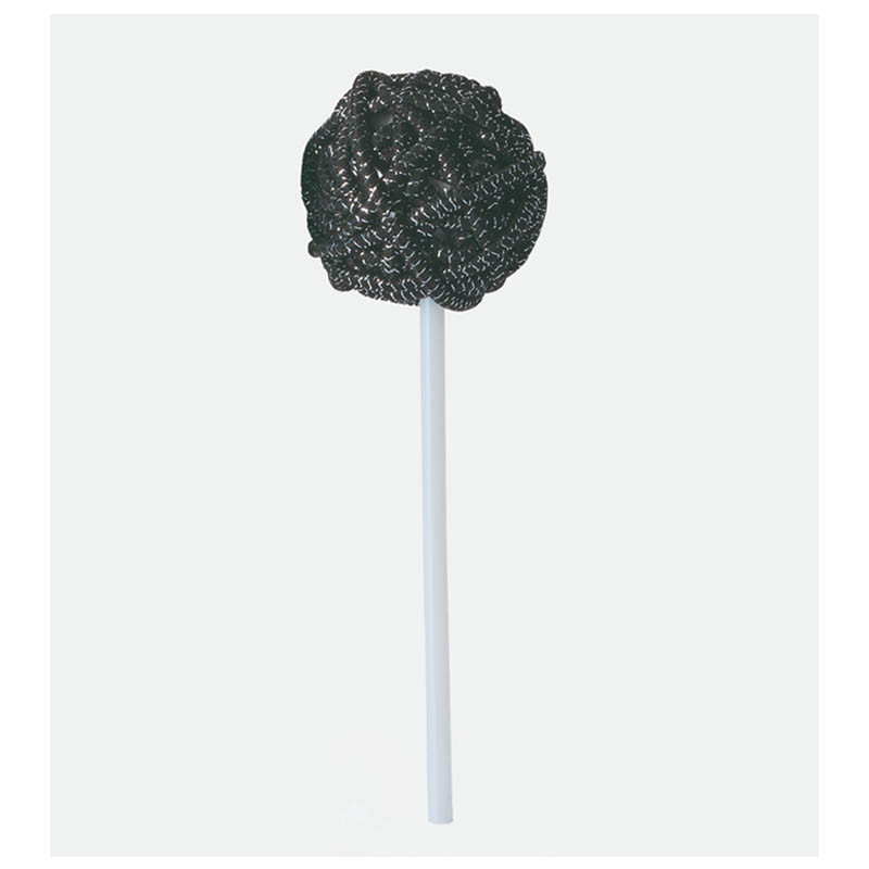 Bifull Lollipop Rund Farbe Schwarz Silber