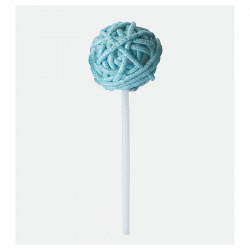 Bifull Pirulette Lollipop Rund Farbe Blau Silber