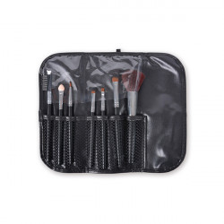 Bifull Set Etui 7 Make-up Pinsel Tika Schwarz