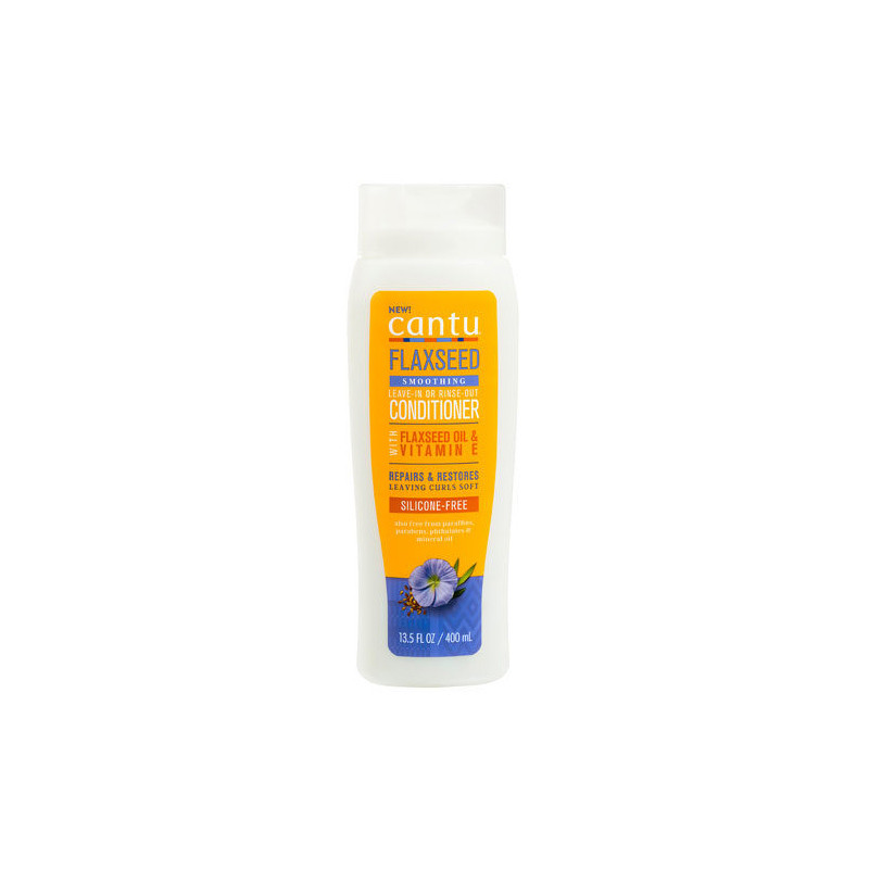 Cantu Leinsamen Collection Glättender Leave-In oder Rinse Out Conditioner (400ml)