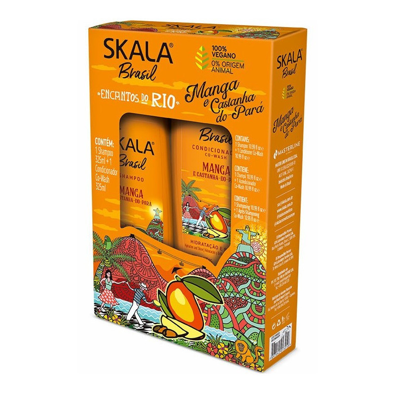 Skala Pack Manga e Castanya do Para Shampoo+Conditioner Skala Pack Manga e Castanya do Para Shampoo+Conditioner