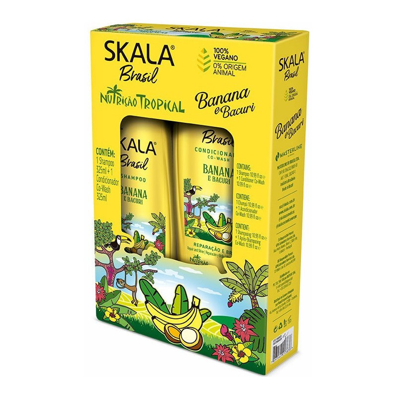 Skala Pack Banana e Bacuri Shampoo+ Conditioner Skala Pack Banana e Bacuri Shampoo+ Conditioner