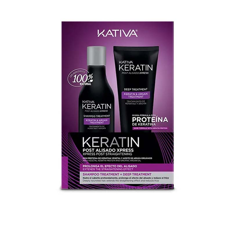 Kativa Keratin Nach der Xpress Glättung Kativa Keratin Nach der Xpress Glättung