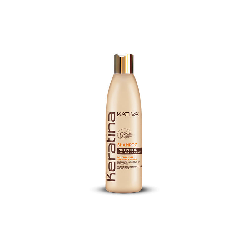 Kativa Keratin Shampoo Ernährung Weichheit & Glanz 355ml