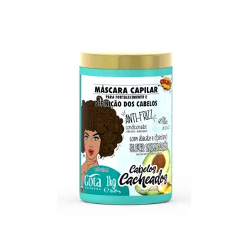 Gota Dourada Maske zur Stärkung für Locken (1kg) Gota Dourada Maske zur Stärkung für Locken (1kg)