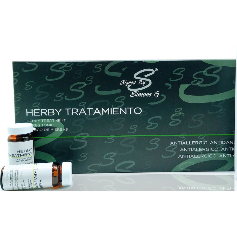 Simone G. 25 Anti-Schuppen-Kräuterbehandlung in Ampullen (10x15ml)