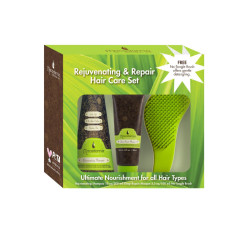 Macadamia Naturöl Verjüngendes & Reparierendes Haarpflege-Set