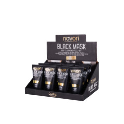 Novon Expositor Gesichtsmaske Schwarz Black Mask Deep (12 Stück)