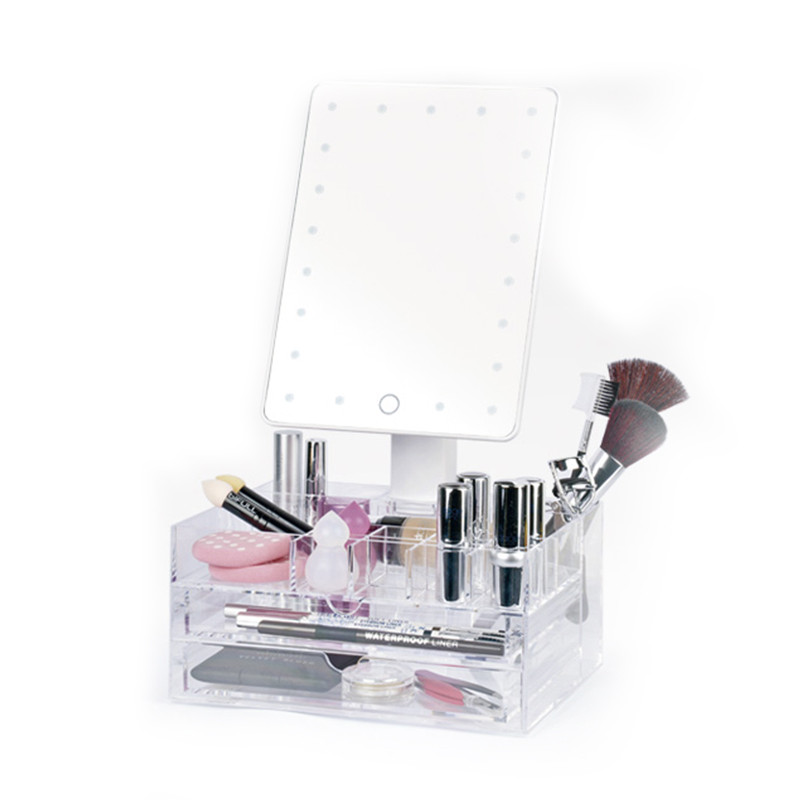 Perfect Beauty Spiegel mit Touch-Licht und Organizer Absolute Class Perfect Beauty Spiegel mit Touch-Licht und Organizer Absolute Class
